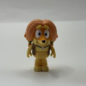 Bluey Friend Indy Afghan Hound Pigtails Vest Dog Hippie Replacement Figure Toy